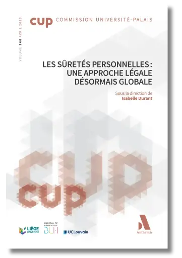[9782807216655] Les sûretés personnelles - Une approche légale désormais globale