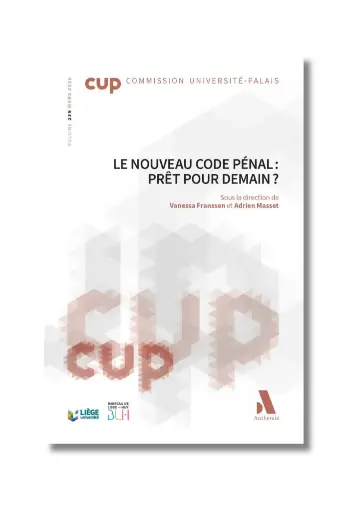 [9782807216648] Le nouveau Code pénal - Prêt pour demain ?