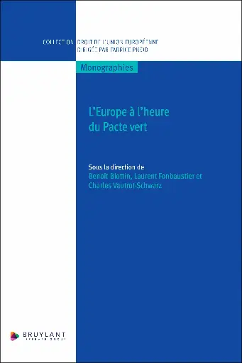 [9782802776758] L’Europe à l’heure du Pacte vert