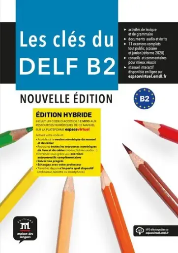 [9788419273253] Les clés du DELF B2 Nouvelle Éd. hybride - Livre de l’élève