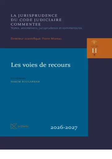 [9782874037108] Les voies de recours 2026-2027 - JCJC Vol. IIB