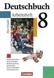 Deutschbuch, Gymnasium Allgemeine Ausgabe, Neue Ausgabe - 8. Schuljahr, Arbeitsheft 