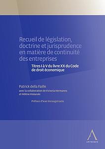 Recueil de législation, doctrine et jurisprudence en matière de continuité des entreprises