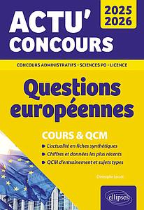 Questions européennes - Cours et QCM - 2025-2026