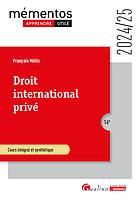 Droit international privé - 14ème Edition