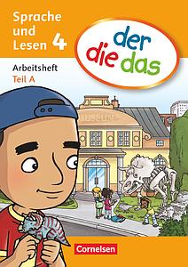 der-die-das - Sprache und Lesen - 4. Schuljahr - Arbeitsheft Sprache - Teil A und B im Paket